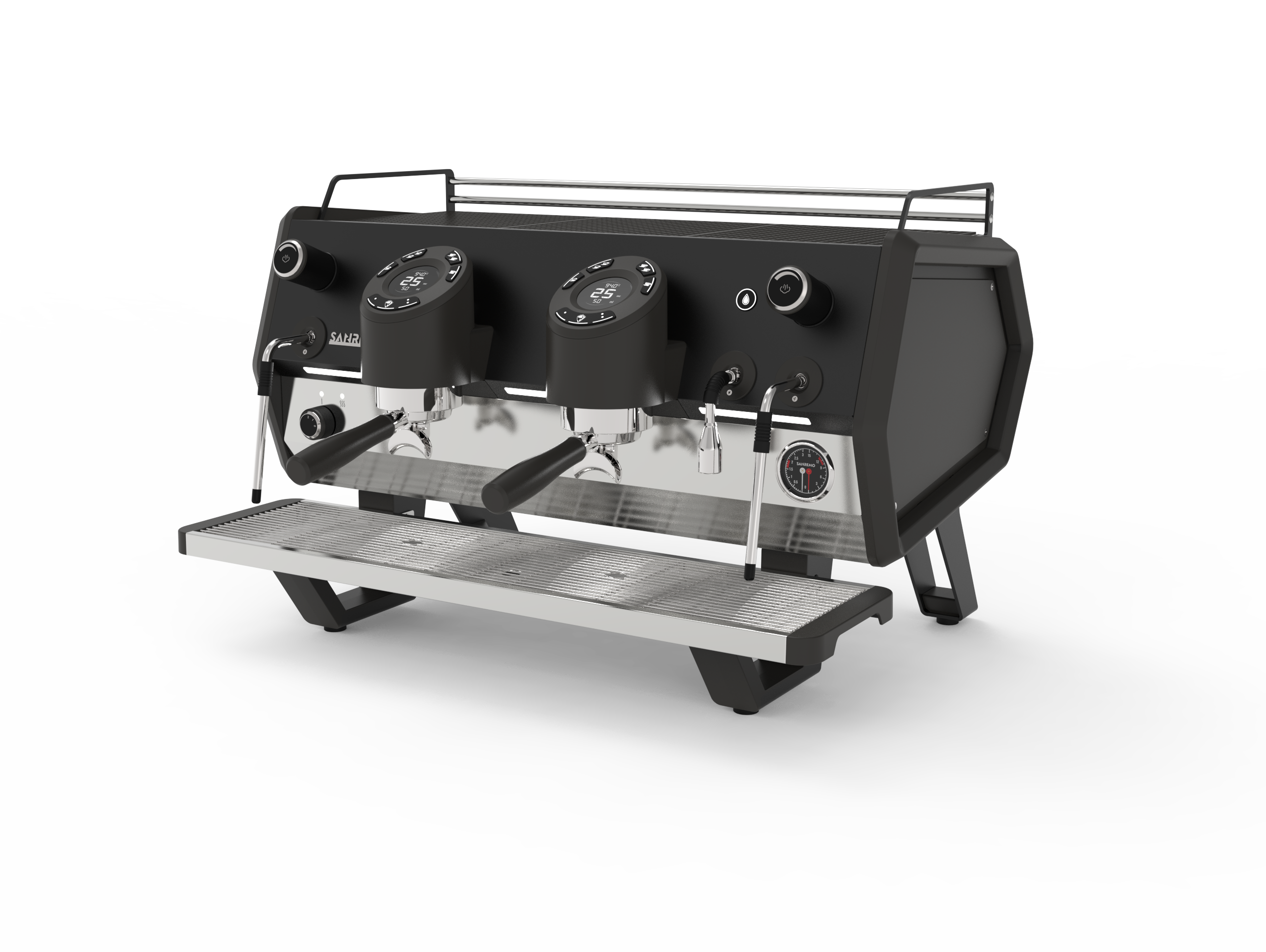 Sanremo D8 Pro 2 Group Commercial Espresso Machine - Total Black